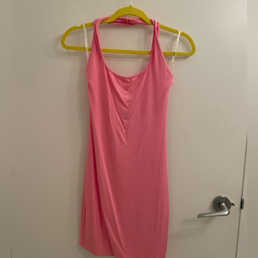 Pink Halter Dress